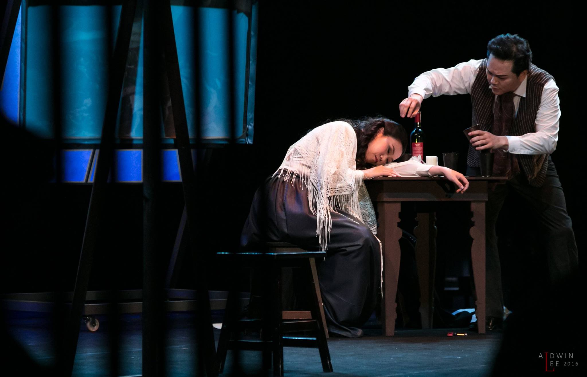 Ang Mei Foong as Mimì in La Bohème, Kuala Lumpur City Opera, 2016
